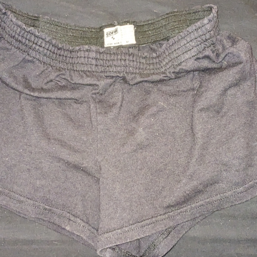 Soffe shorts vintage low rise black medium shorts